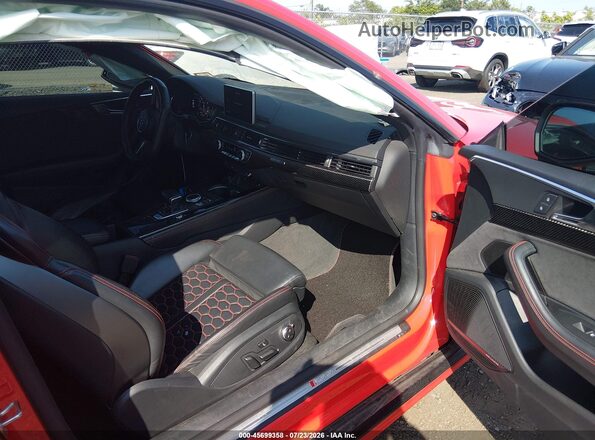 WUAPWAF57JA902360 2018 AUDI RS5 Red Widok wnętrza z przodu