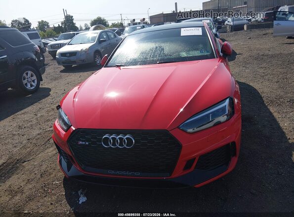 WUAPWAF57JA902360 2018 AUDI RS5 Red Widok zestawu wskaźników