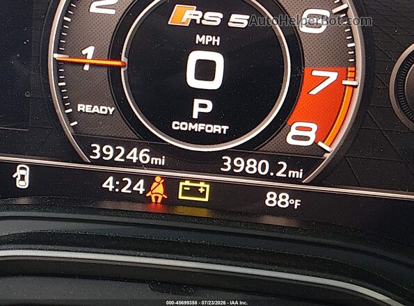 WUAPWAF57JA902360 2018 AUDI RS5 Red 