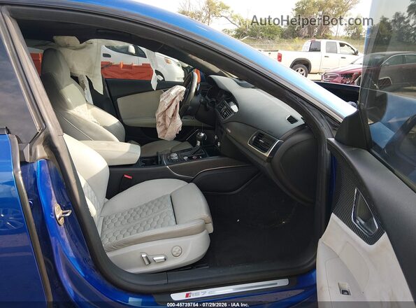 WUAW2AFC1GN903897 2016 AUDI RS7 Blue Vista interior delantera
