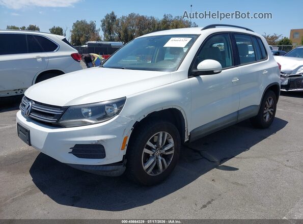 WVGAV7AX0GW502195 2016 VOLKSWAGEN TIGUAN White წინა მარცხენა ხედი სამი მეოთხედიდან