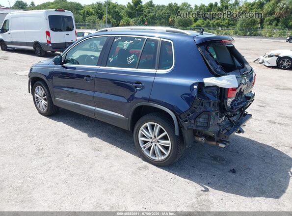 WVGAV7AX0GW545046 2016 VOLKSWAGEN TIGUAN Dark Blue Tył lewy
