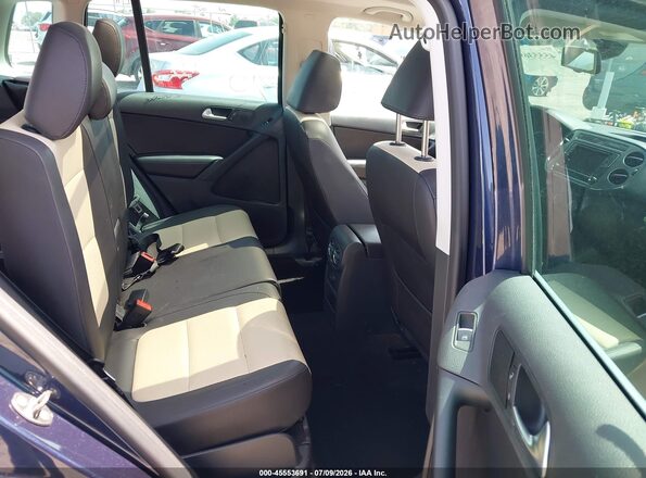 WVGAV7AX0GW545046 2016 VOLKSWAGEN TIGUAN Dark Blue Widok naklejki z numerem VIN