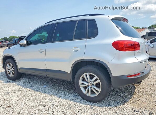 WVGAV7AX0HK026555 2017 VOLKSWAGEN TIGUAN Silver Trasero izquierdo