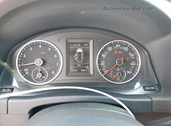 WVGAV7AX0HK026555 2017 VOLKSWAGEN TIGUAN Silver Vista del cuadro de instrumentos