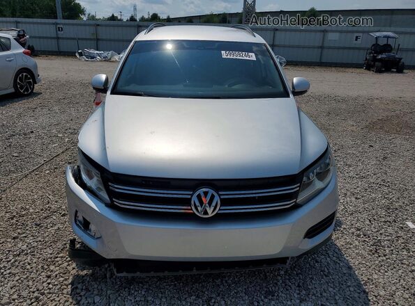 WVGAV7AX0HK026555 2017 VOLKSWAGEN TIGUAN Silver Vista frontal