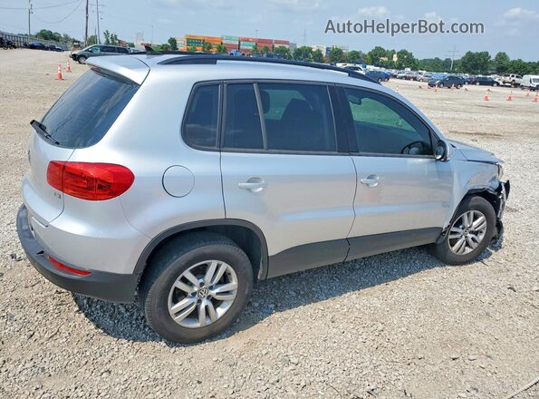 WVGAV7AX0HK026555 2017 VOLKSWAGEN TIGUAN Silver Trasero derecho