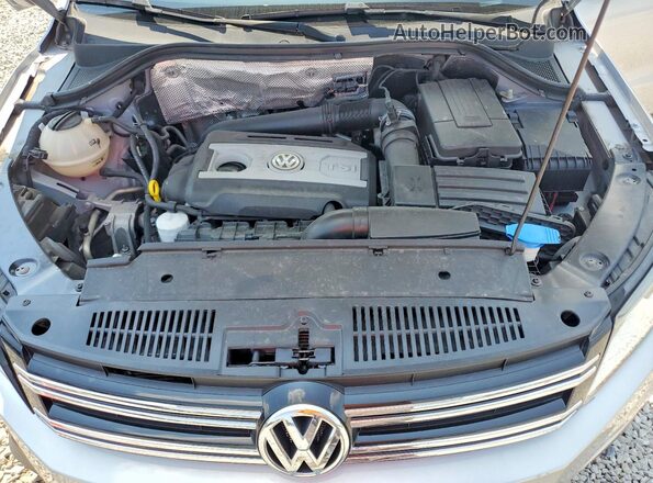 WVGAV7AX0HK026555 2017 VOLKSWAGEN TIGUAN Silver Vista del compartimento del motor