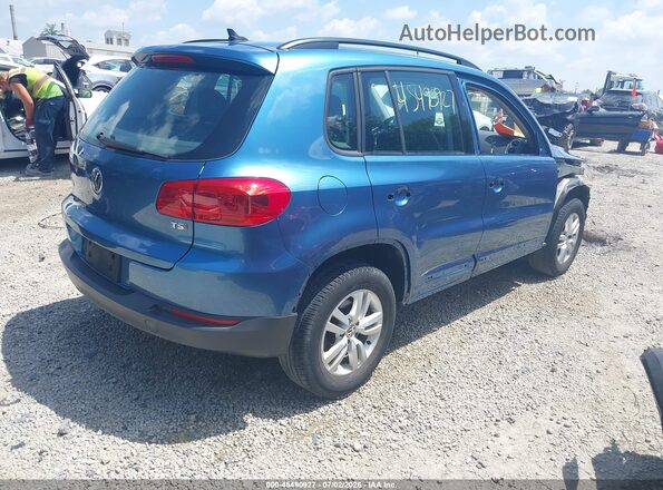 WVGAV7AX0HK033084 2017 VOLKSWAGEN TIGUAN Blue უკანა მარჯვენა