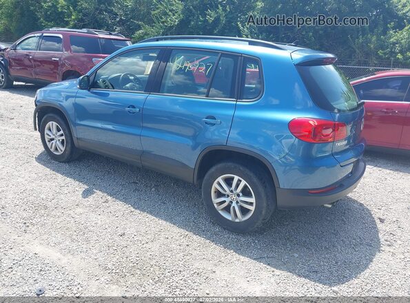 WVGAV7AX0HK033084 2017 VOLKSWAGEN TIGUAN Blue უკანა მარცხენა