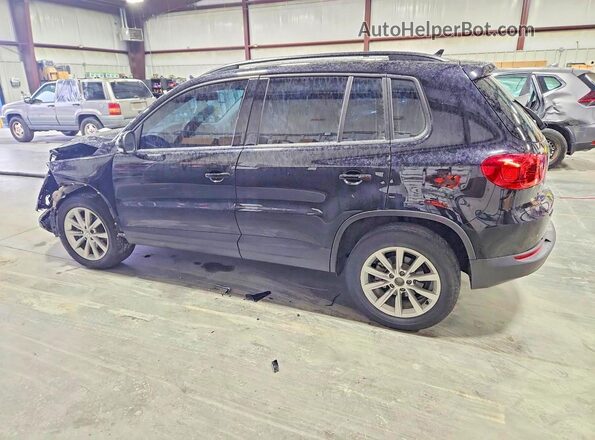 WVGAV7AX0JK002679 2018 VOLKSWAGEN TIGUAN Black Հետևի ձախ