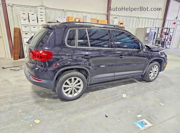 WVGAV7AX0JK002679 2018 VOLKSWAGEN TIGUAN Black Հետևի աջ