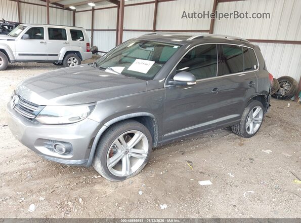 WVGAV7AX1GW045798 2016 VOLKSWAGEN TIGUAN Gray Передня ліва чверть