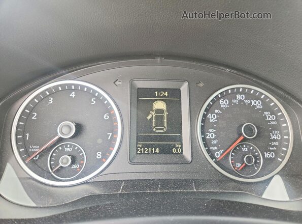 WVGAV7AX1GW523766 2016 VOLKSWAGEN TIGUAN White Vista del cuadro de instrumentos