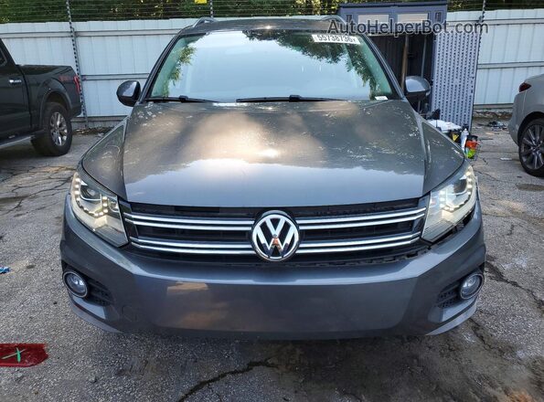 WVGAV7AX1GW602189 2016 VOLKSWAGEN TIGUAN Gray Widok z przodu