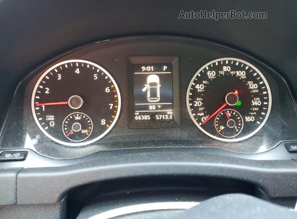 WVGAV7AX1GW602189 2016 VOLKSWAGEN TIGUAN Gray Widok zestawu wskaźników