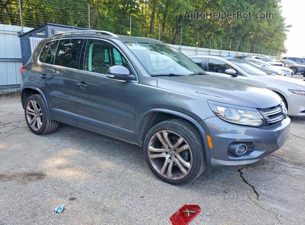 WVGAV7AX1GW602189 2016 VOLKSWAGEN TIGUAN Gray Przód prawy
