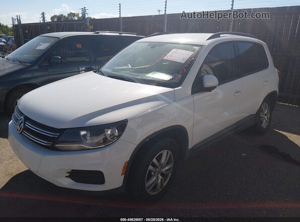 WVGAV7AX1HK009098 2017 VOLKSWAGEN TIGUAN White წინა მარცხენა ხედი სამი მეოთხედიდან