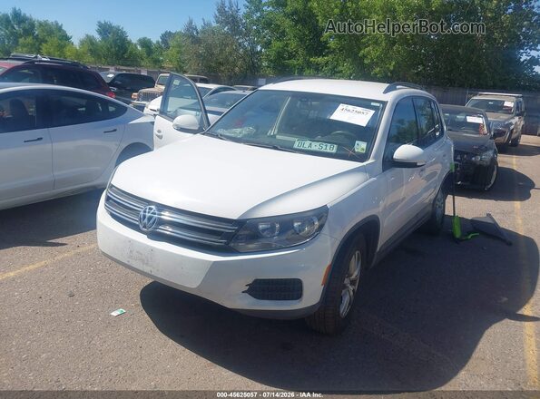 WVGAV7AX1HK009098 2017 VOLKSWAGEN TIGUAN White წინა პანელის ხედი