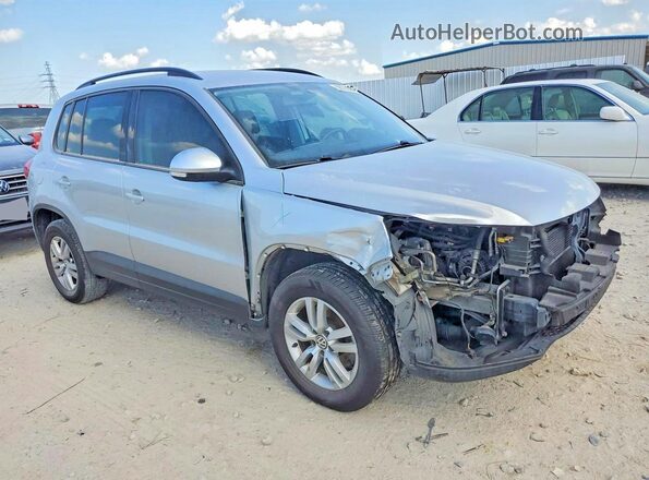 WVGAV7AX2GW577948 2016 VOLKSWAGEN TIGUAN Silver Przód prawy