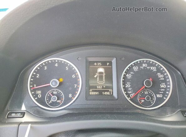 WVGAV7AX2GW577948 2016 VOLKSWAGEN TIGUAN Silver Widok zestawu wskaźników