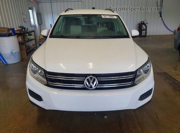 WVGAV7AX2HK030803 2017 VOLKSWAGEN TIGUAN White Вид спереду