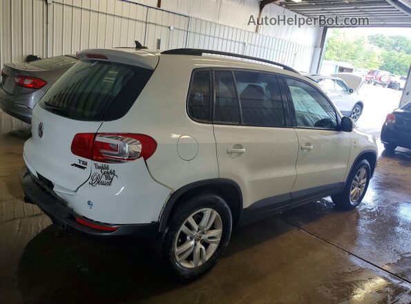 WVGAV7AX2HK030803 2017 VOLKSWAGEN TIGUAN White Задня права чверть