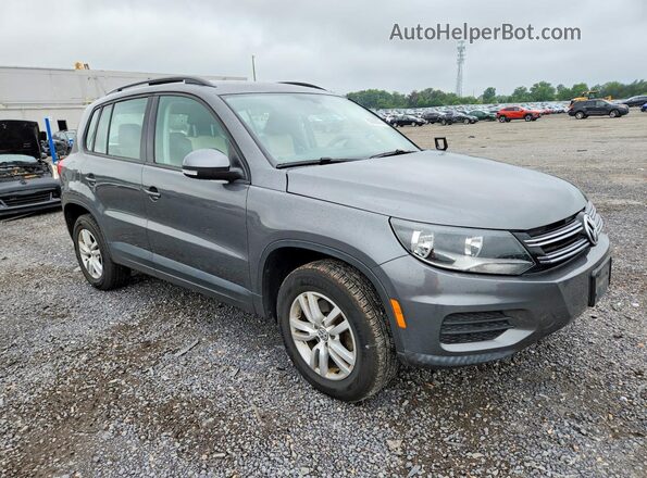 WVGAV7AX3GW031286 2016 VOLKSWAGEN TIGUAN Gray წინა მარჯვენა