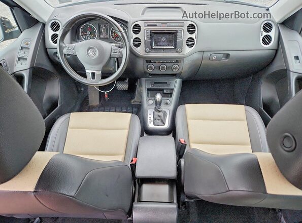 WVGAV7AX3GW031286 2016 VOLKSWAGEN TIGUAN Gray წინა პანელის ხედი