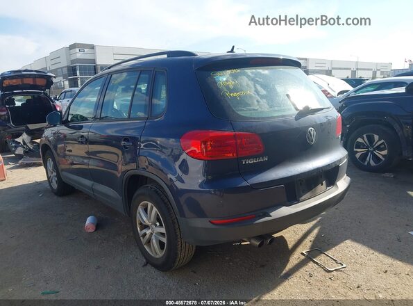 WVGAV7AX3GW510937 2016 VOLKSWAGEN TIGUAN Dark Blue Հետևի ձախ