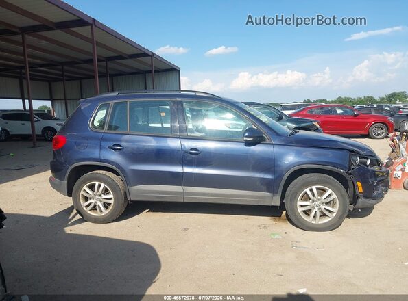 WVGAV7AX3GW510937 2016 VOLKSWAGEN TIGUAN Dark Blue Սալոնի հետևի տեսք
