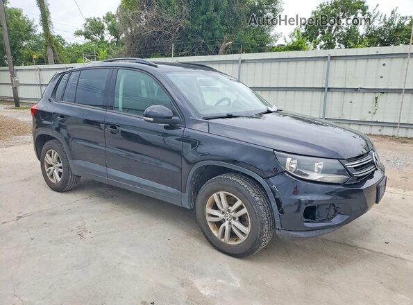 WVGAV7AX3GW542125 2016 VOLKSWAGEN TIGUAN Black წინა მარჯვენა