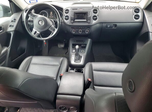 WVGAV7AX3GW542125 2016 VOLKSWAGEN TIGUAN Black წინა პანელის ხედი