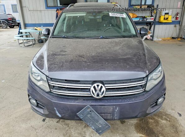 WVGAV7AX3GW588344 2016 VOLKSWAGEN TIGUAN Charcoal Vista frontal