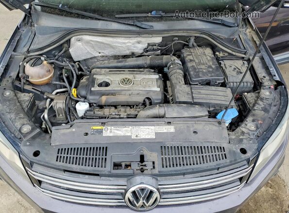 WVGAV7AX3GW588344 2016 VOLKSWAGEN TIGUAN Charcoal Vista del compartimento del motor