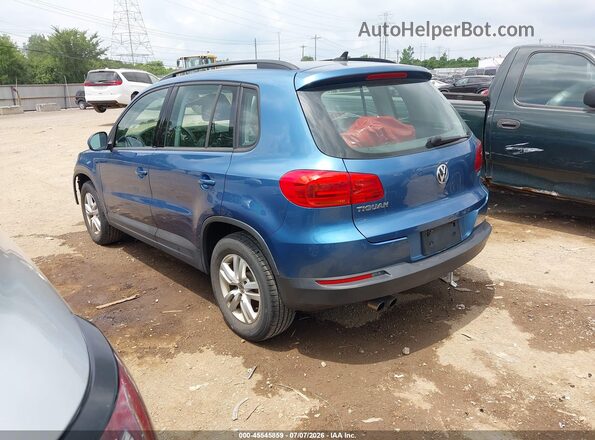 WVGAV7AX3HK005165 2017 VOLKSWAGEN TIGUAN Blue Trasero izquierdo