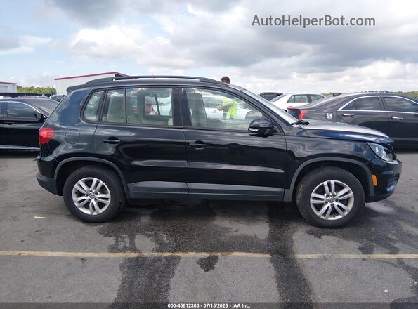 WVGAV7AX3HK020488 2017 VOLKSWAGEN TIGUAN Black Rear interior view