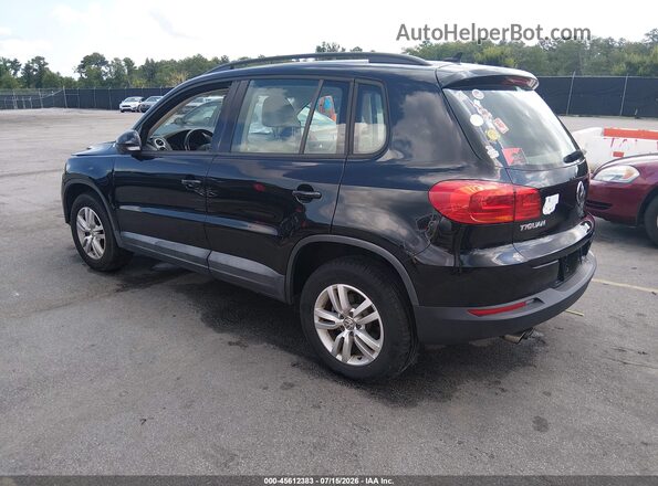 WVGAV7AX3HK020488 2017 VOLKSWAGEN TIGUAN Black Rear left