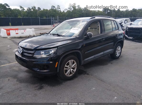 WVGAV7AX3HK020488 2017 VOLKSWAGEN TIGUAN Black Front left