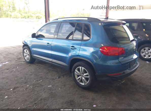 WVGAV7AX3HW510969 2017 VOLKSWAGEN TIGUAN Blue Tył lewy