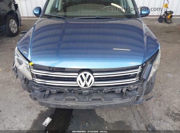 WVGAV7AX3HW510969 2017 VOLKSWAGEN TIGUAN Blue Widok z przodu