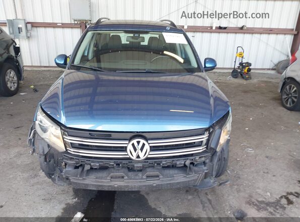 WVGAV7AX3HW510969 2017 VOLKSWAGEN TIGUAN Blue Widok zestawu wskaźników