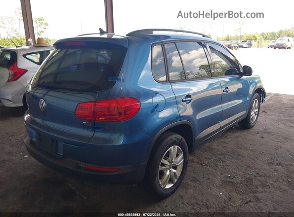 WVGAV7AX3HW510969 2017 VOLKSWAGEN TIGUAN Blue Tył prawy