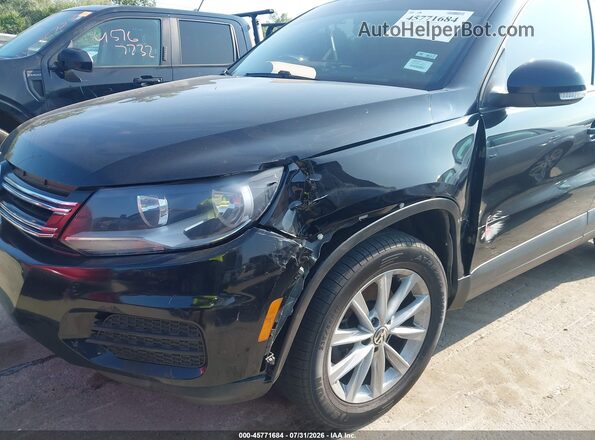 WVGAV7AX3JK003759 2018 VOLKSWAGEN TIGUAN Black Вид спереду