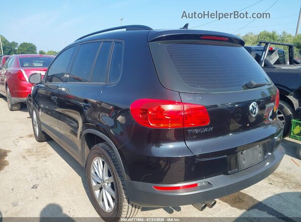 WVGAV7AX3JK003759 2018 VOLKSWAGEN TIGUAN Black Задня ліва чверть