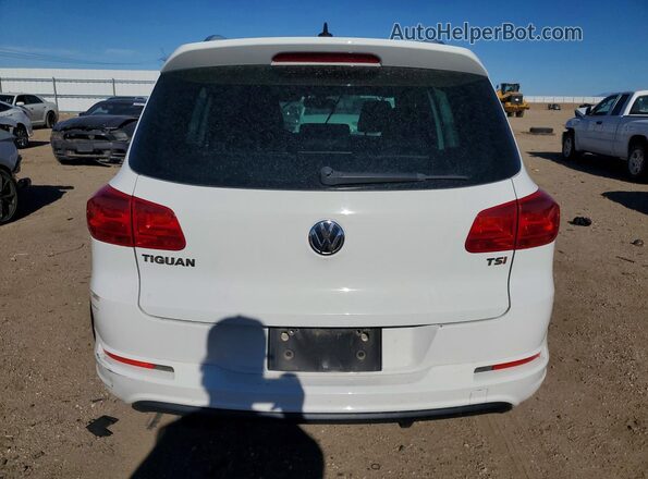 WVGAV7AX4GW074342 2016 VOLKSWAGEN TIGUAN White Rear view