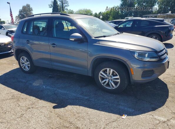 WVGAV7AX4GW612389 2016 VOLKSWAGEN TIGUAN Серый Передняя правая четверть