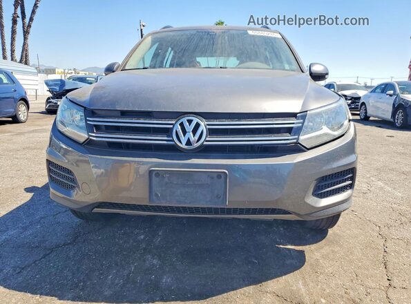 WVGAV7AX4GW612389 2016 VOLKSWAGEN TIGUAN Серый Вид спереди