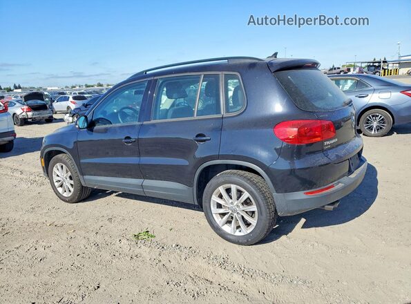 WVGAV7AX4HK044069 2017 VOLKSWAGEN TIGUAN Черный Задняя левая четверть