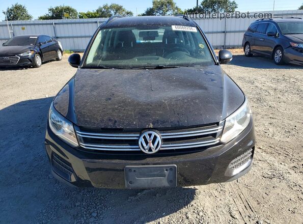 WVGAV7AX4HK044069 2017 VOLKSWAGEN TIGUAN Черный Вид спереди